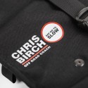 Kriega Chris Birch edition Tool roll open showing close up showing logo