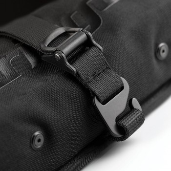 Kriega Os-tool roll close up showing strap and buckle